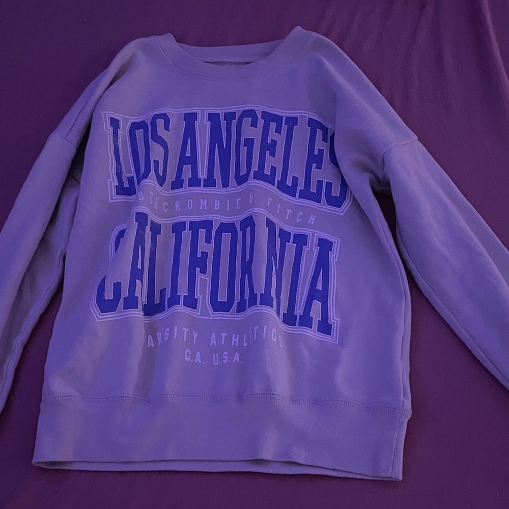 Abercrombie & Fitch Blue Los Angeles California Sweatshirt